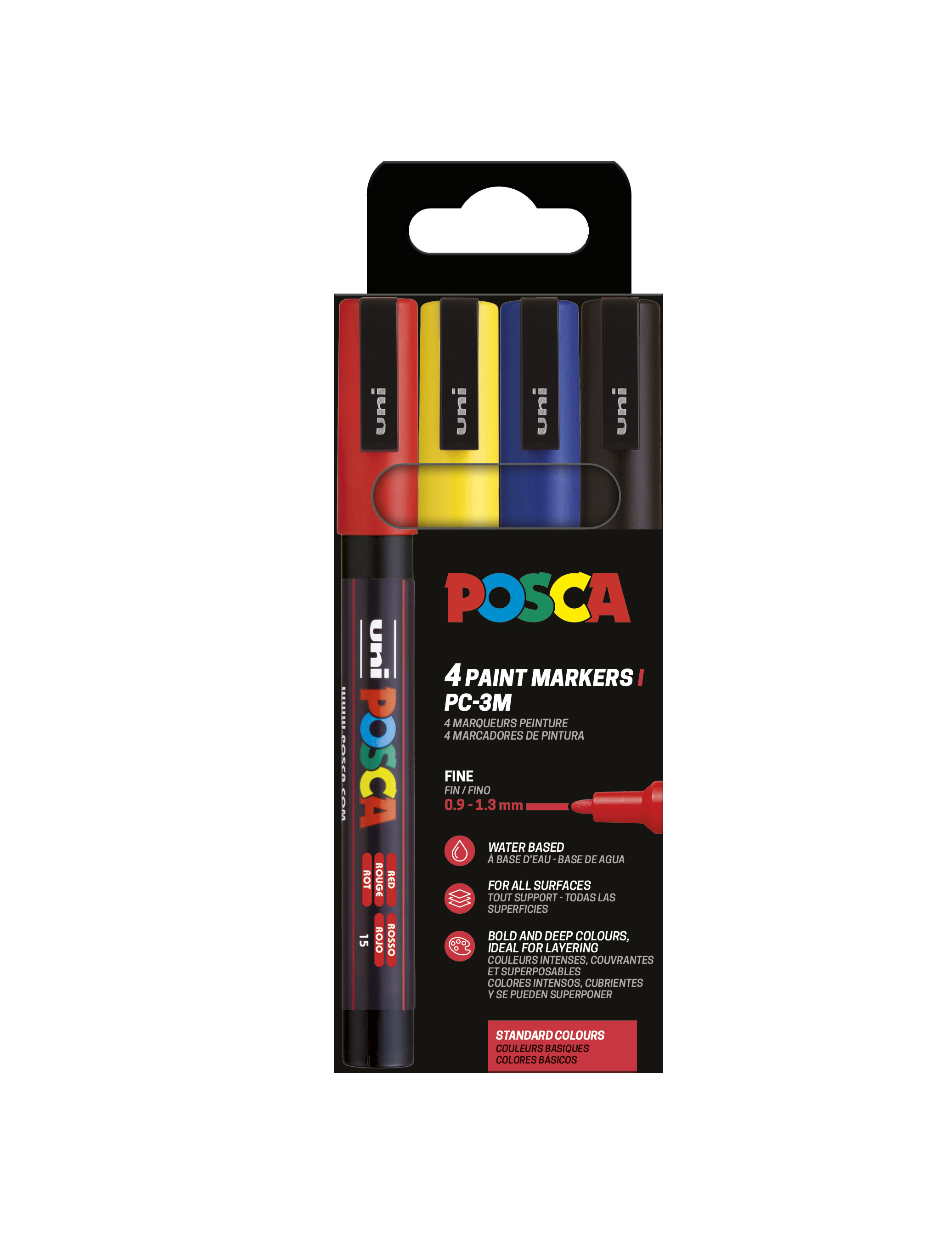 PC-3M 4P SET BASIC COLOR